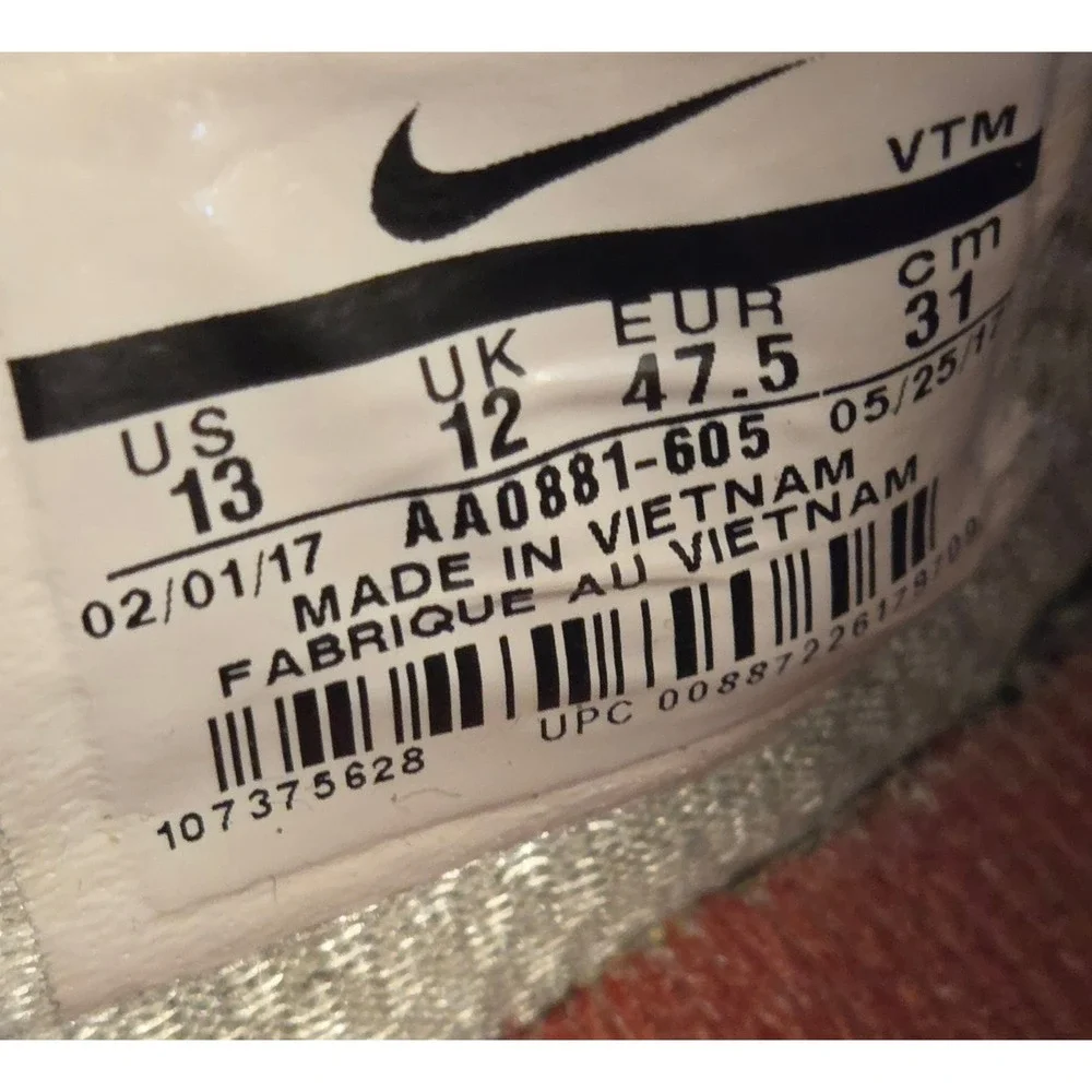 Nike Free Trainer V7 Ohio State Buckeyes Shoes Mens 13 Red Gray White